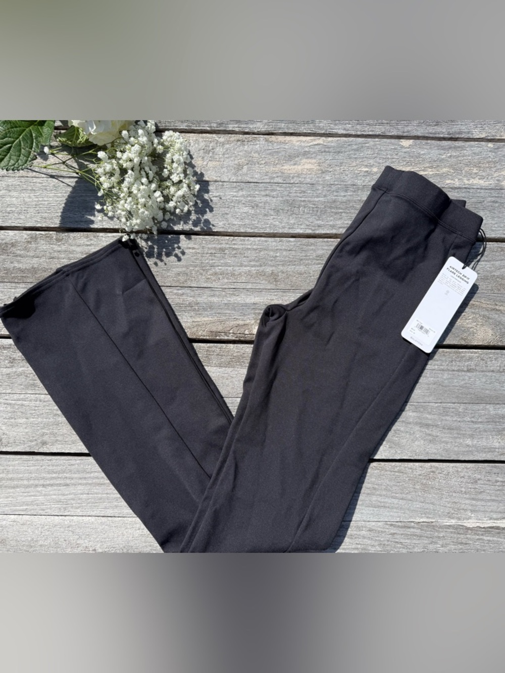 ALO YOGA High-Waist‎ Zip It Flare Legging - Black NWT MEDIUM